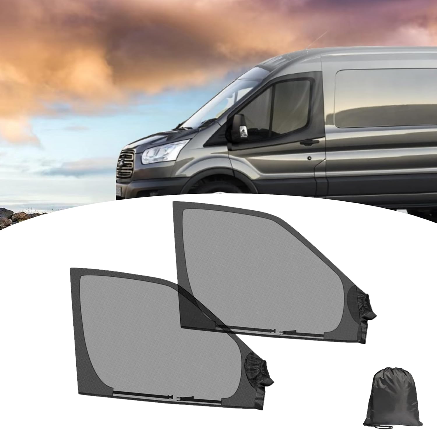 Car Accessories - 2 peças de telas universais contra