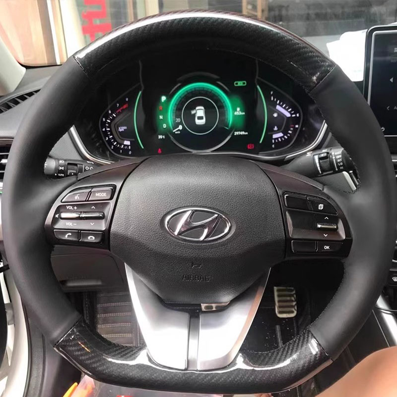 Car Steering Wheel Cover Anti Slip Breathable - Capa de Volante de Carro em