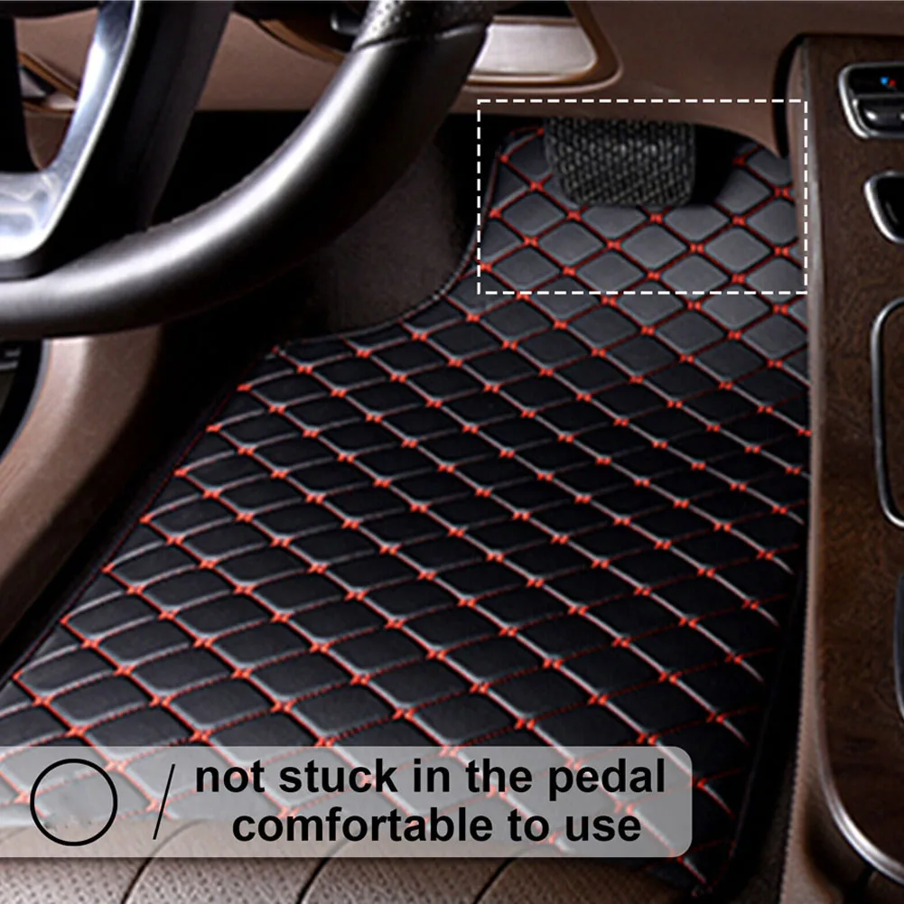 Car Floor Mats Universal Waterproof Leather - 5 pçs universal ajuste tapetes do