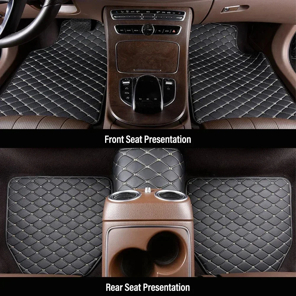 Car Floor Mats Universal Waterproof Leather - Tapetes de Carro 4PCS Universais em