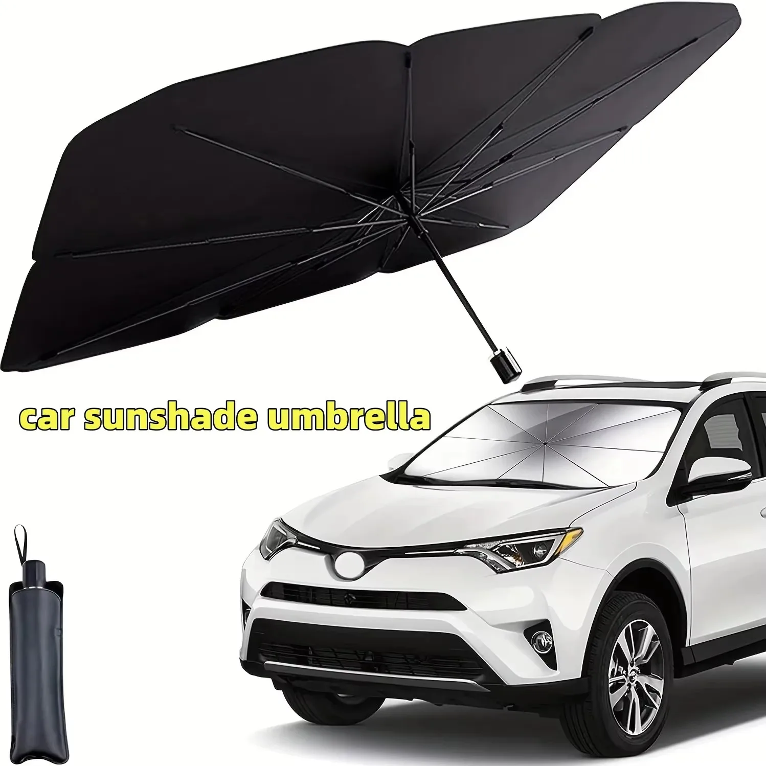 Car Sunshade Windshield Umbrella Foldable - Protetores de Sol para Para-brisa de