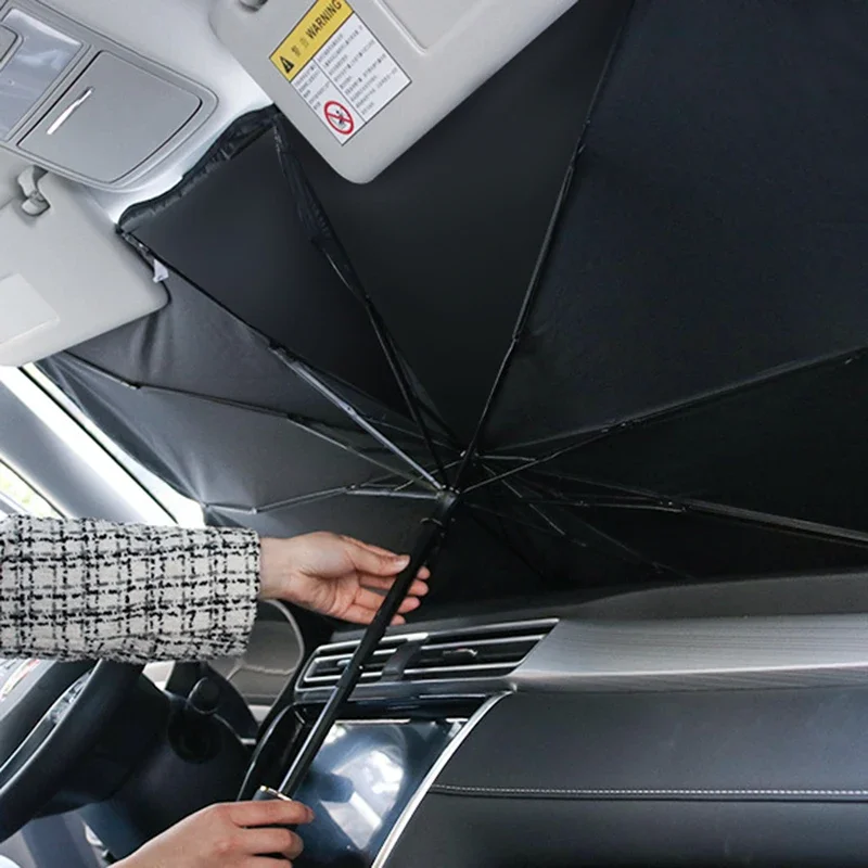 Car Sunshade Windshield Umbrella Foldable - Protetores de Sol Dobráveis para Para-brisa