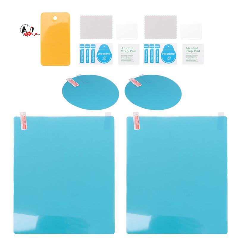 Anti Glare Car Rearview Mirror Film - A10E-4 Peças Película Protetora para Retrovisor
