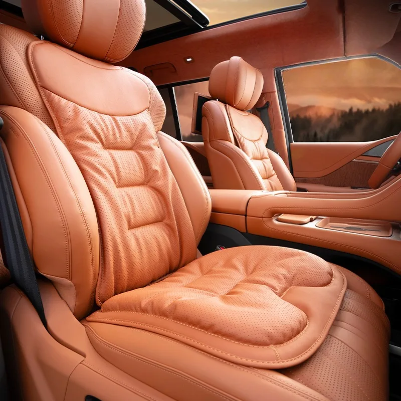 Leather Car Seat Covers Full Set Universal - Capas de Assento de Carro em