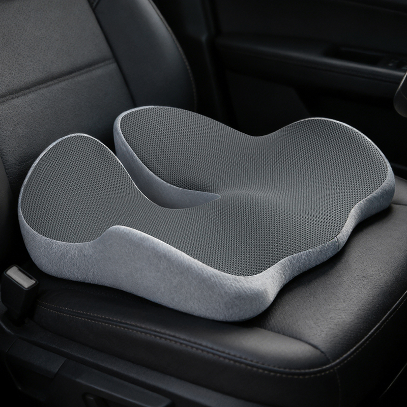 Memory Foam Car Neck Pillow Lumbar Support - Almofada de assento de carro de