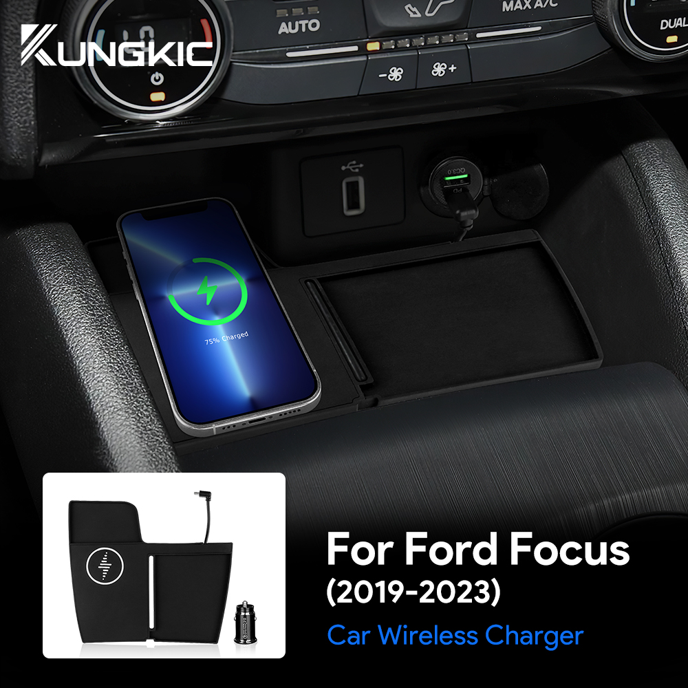 Wireless Car Charger Mount Fast Charging - Suporte de carregamento rápido sem fio
