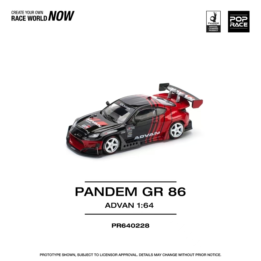 POP Race 1:64 Pandem GR86 ZN8  - Car Care avaliação e preço