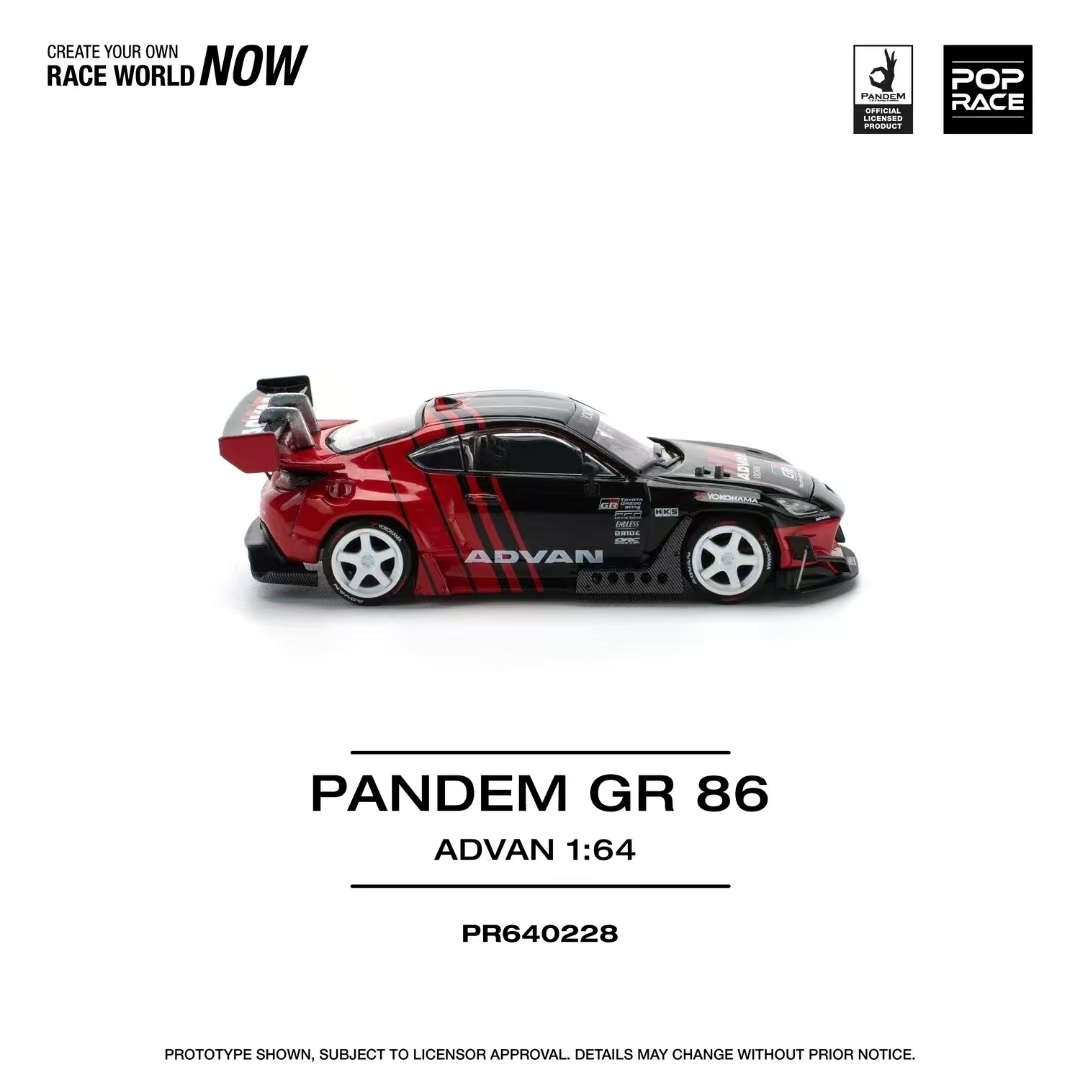 POP Race 1:64 Pandem GR86 ZN8  - Car Care avaliação e preço