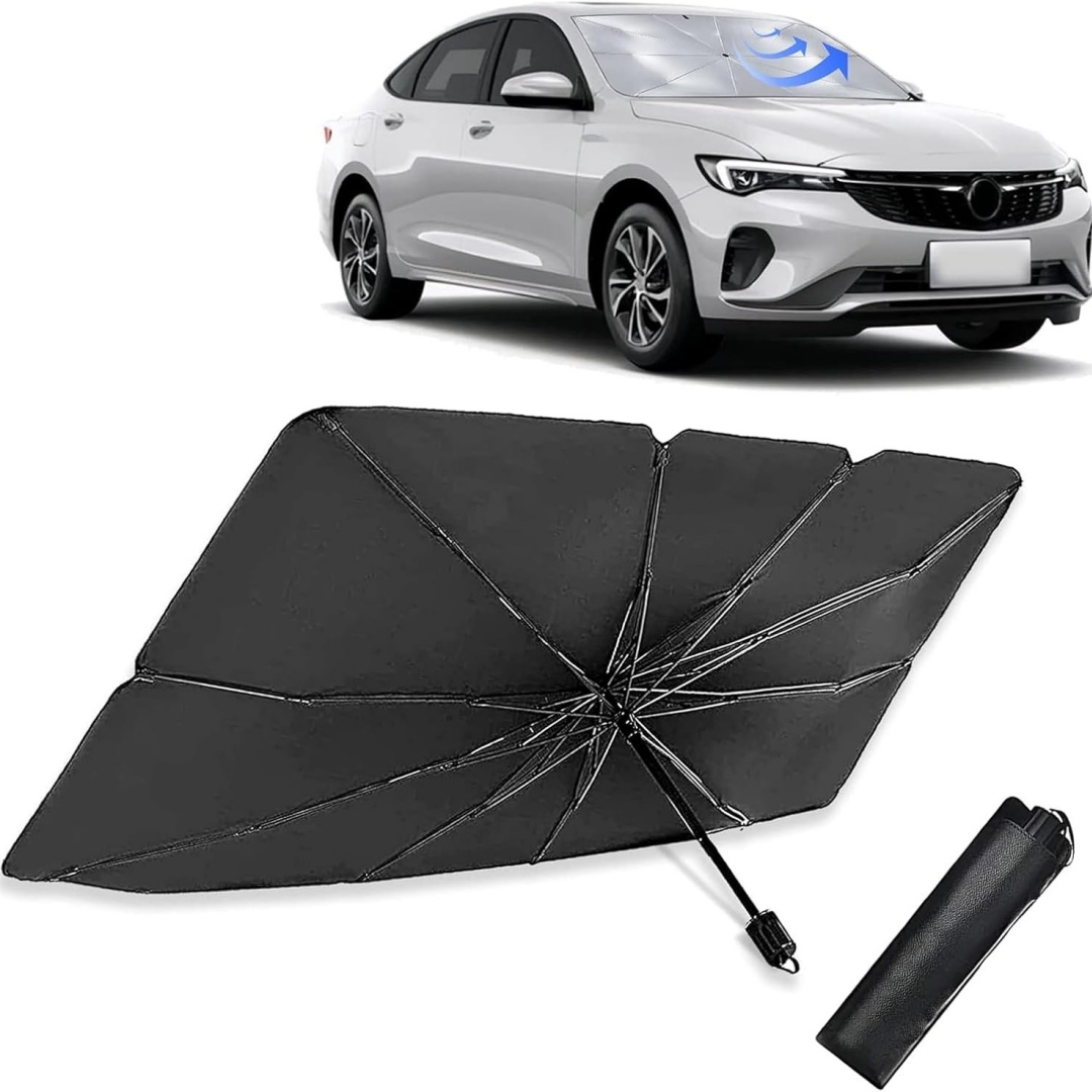 Guarda-sol para-brisa tipo gua - Car Sunshade Windshield Umbrella Foldable avaliação e preço