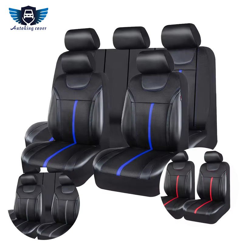 AUTOKING Conjunto de Capas de  - Leather Car Seat Covers Full Set Universal avaliação e preço