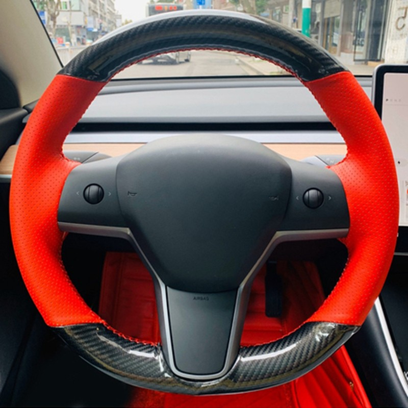 Costurado à mão anti-deslizame - Car Steering Wheel Cover Anti Slip Breathable avaliação e preço