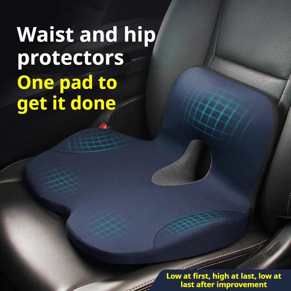 Almofada de assento principal  - Memory Foam Car Neck Pillow Lumbar Support avaliação e preço