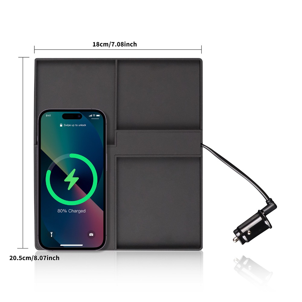 Almofada de carregador sem fio - Wireless Car Charger Mount Fast Charging avaliação e preço