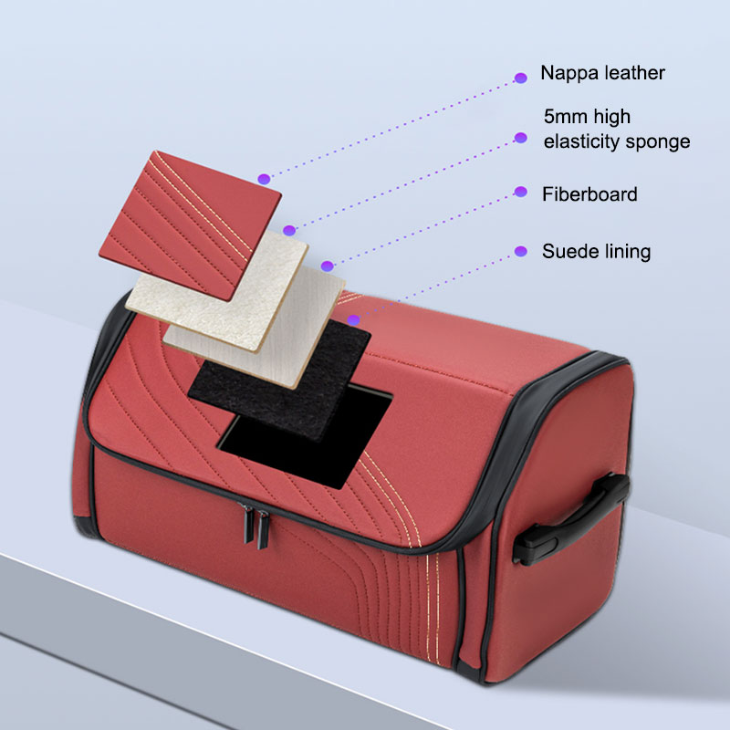 Caixa organizadora de porta-ma - Car Trunk Organizer Foldable Storage Box avaliação e preço