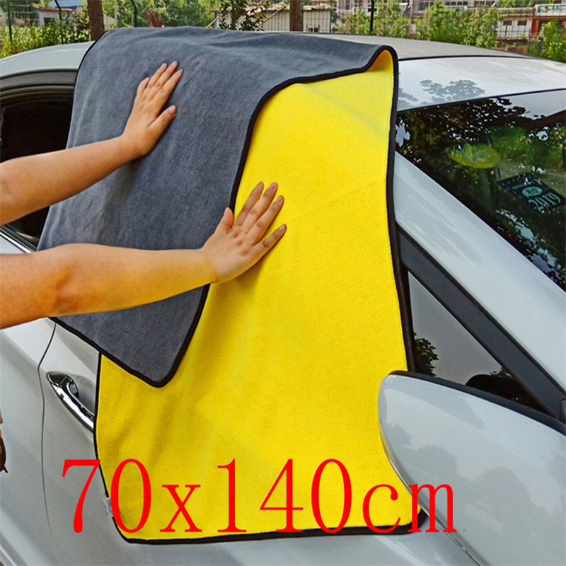Grande toalha de microfibra pa - Microfiber Car Drying Towel Super Absorbent avaliação e preço