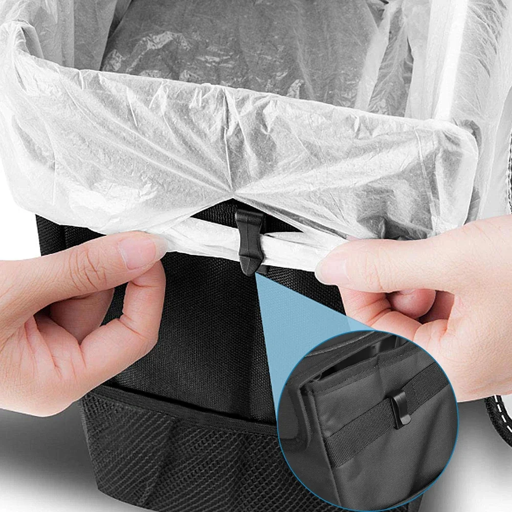 Lixeira portátil à prova d'águ - Waterproof Car Trash Can With Lid avaliação e preço