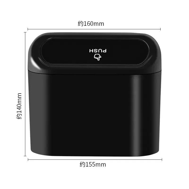 Lixeira Mini para Carro com Ta - Waterproof Car Trash Can With Lid avaliação e preço