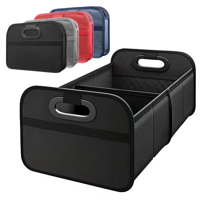 Caixa de Armazenamento Portáti - Car Trunk Organizer Foldable Storage Box avaliação e preço