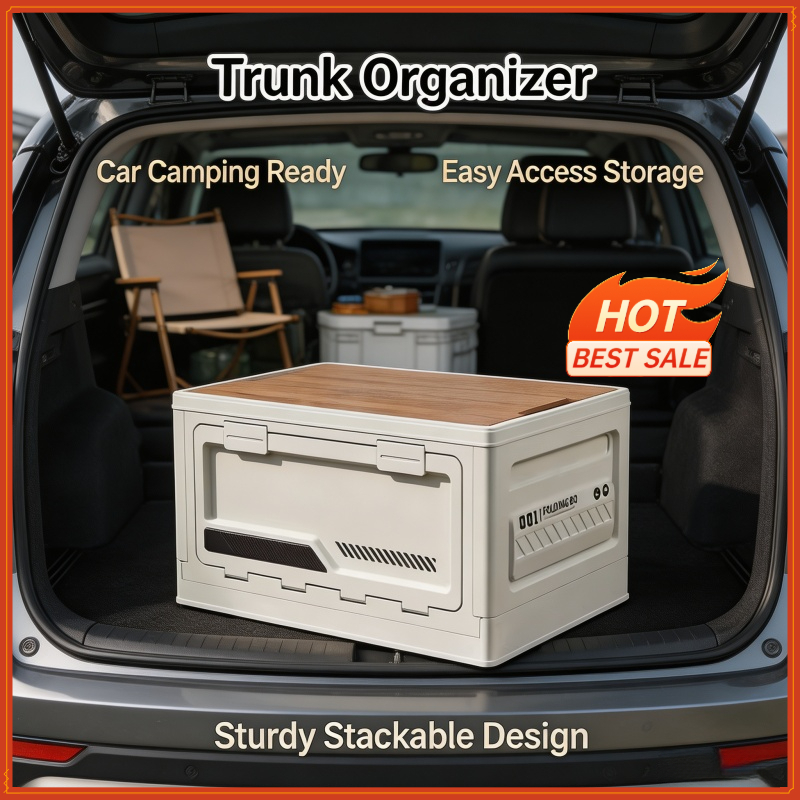 Caixa de Armazenamento Externa - Car Trunk Organizer Foldable Storage Box avaliação e preço