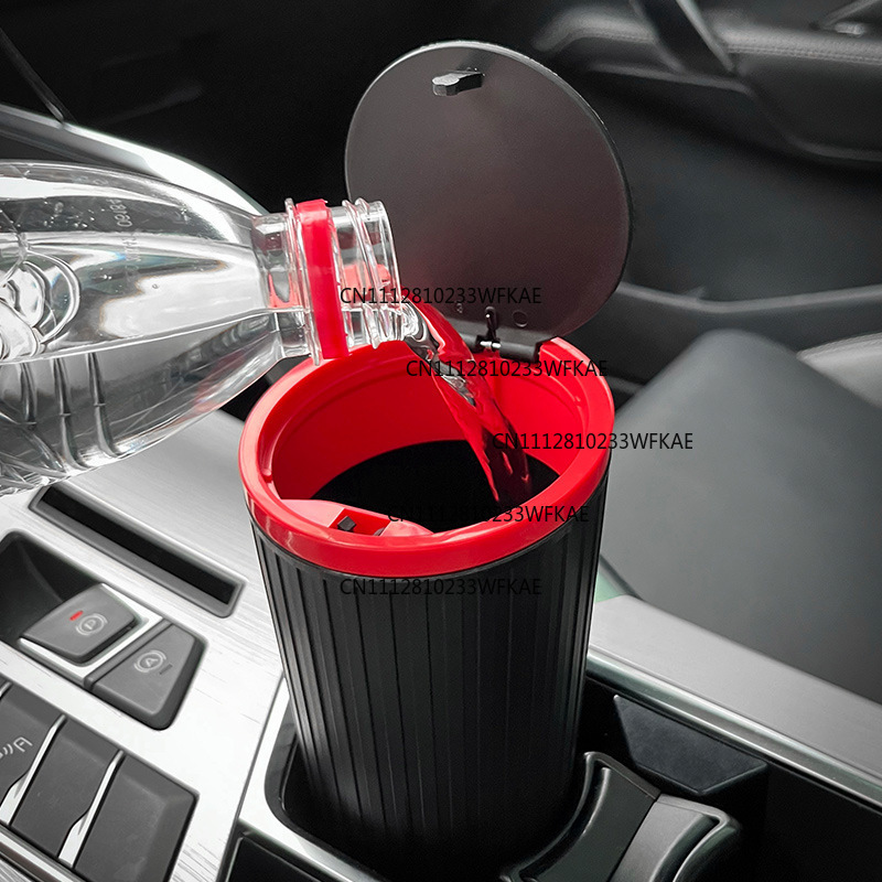 Lixeira para carro, suprimento - Waterproof Car Trash Can With Lid avaliação e preço