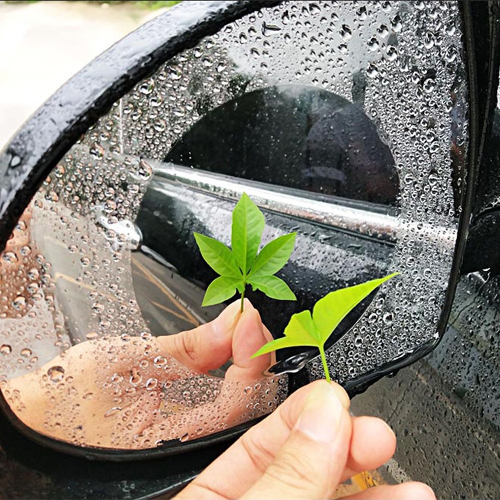 2/1 Peças Película Protetora U - Anti Glare Car Rearview Mirror Film avaliação e preço