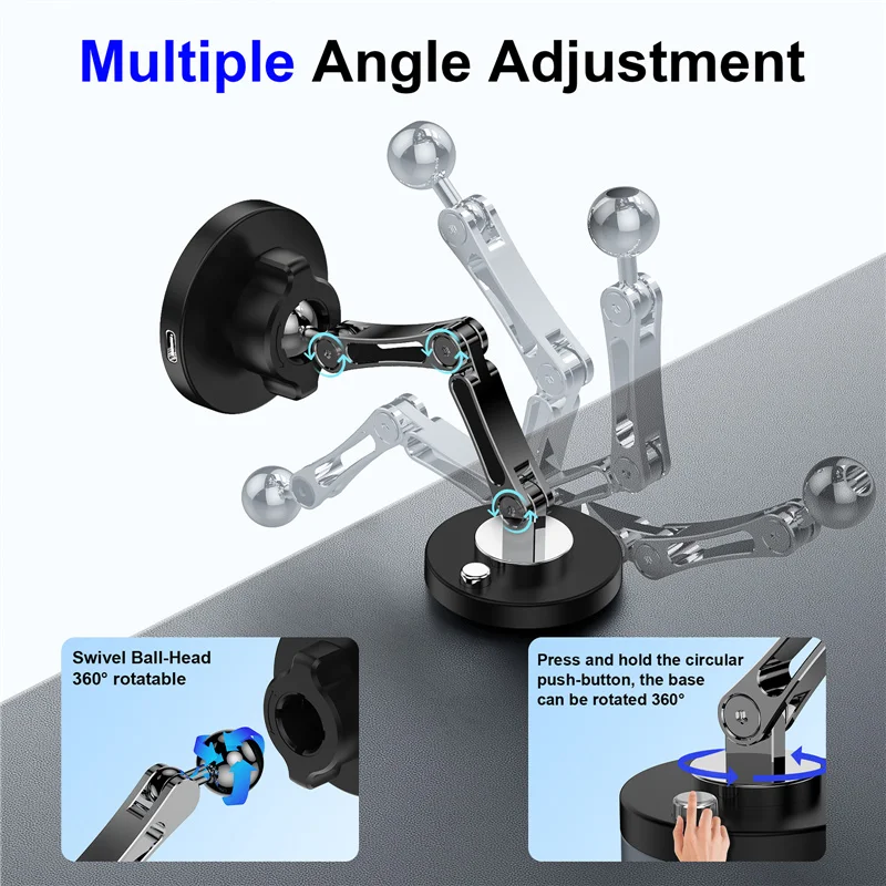 Suporte magnético do carregado - Wireless Car Charger Mount Fast Charging avaliação e preço