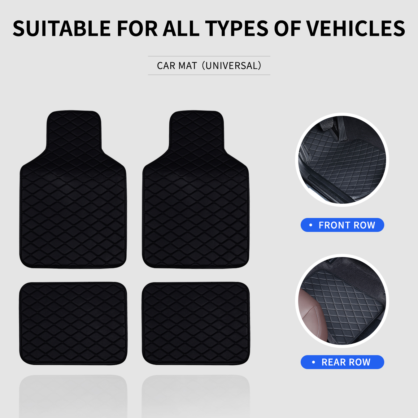 Tapetes para o chão do carro,  - Car Floor Mats Universal Waterproof Leather avaliação e preço