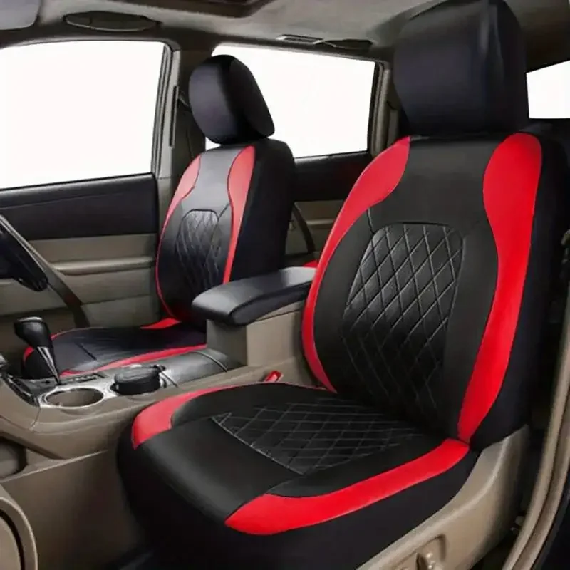 Capas de Assento de Carro em C - Leather Car Seat Covers Full Set Universal avaliação e preço