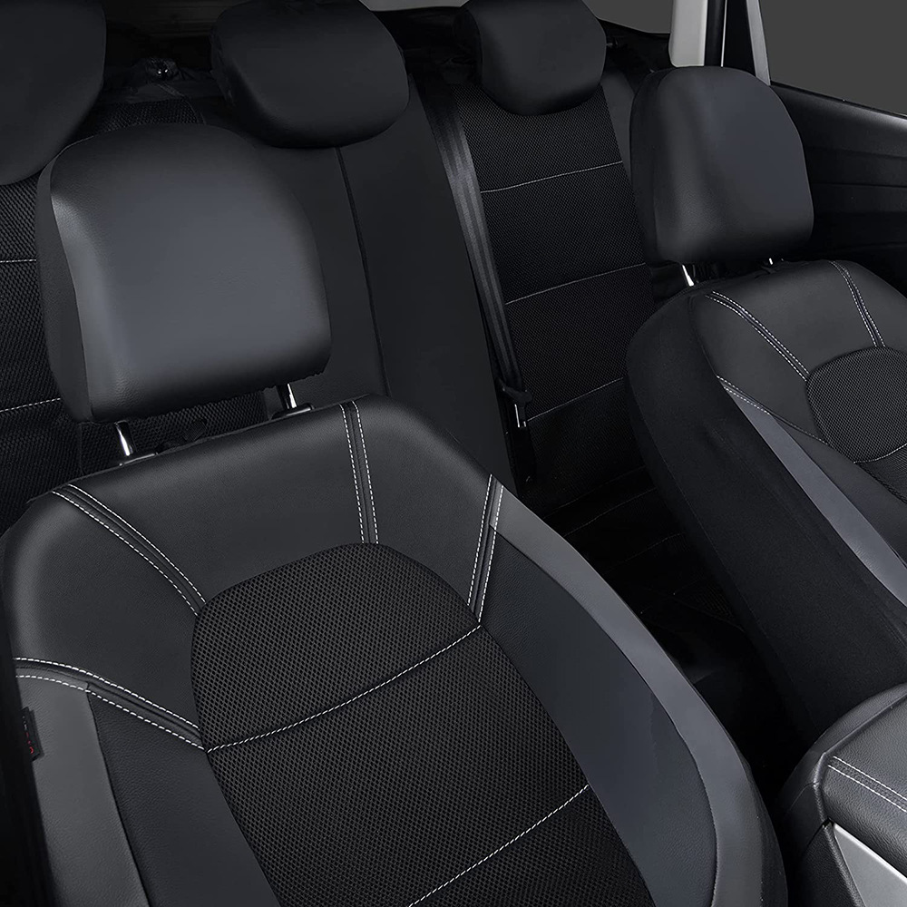 9 peças/set capa de assento de - Leather Car Seat Covers Full Set Universal avaliação e preço