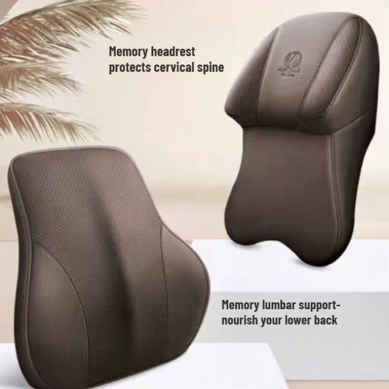 Novo Conjunto Universal Minima - Memory Foam Car Neck Pillow Lumbar Support avaliação e preço