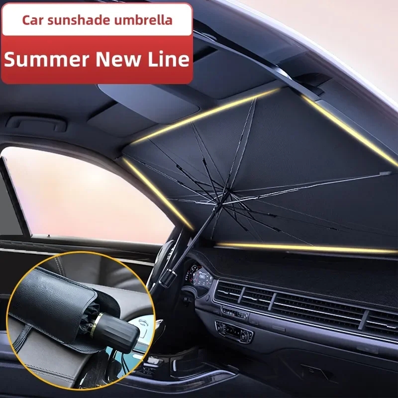 Pára-sol dobrável para assento - Car Sunshade Windshield Umbrella Foldable avaliação e preço
