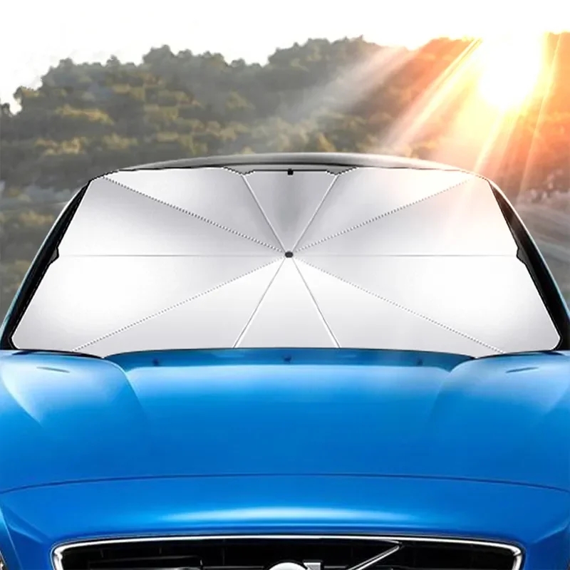Pára-sol dobrável para assento - Car Sunshade Windshield Umbrella Foldable avaliação e preço