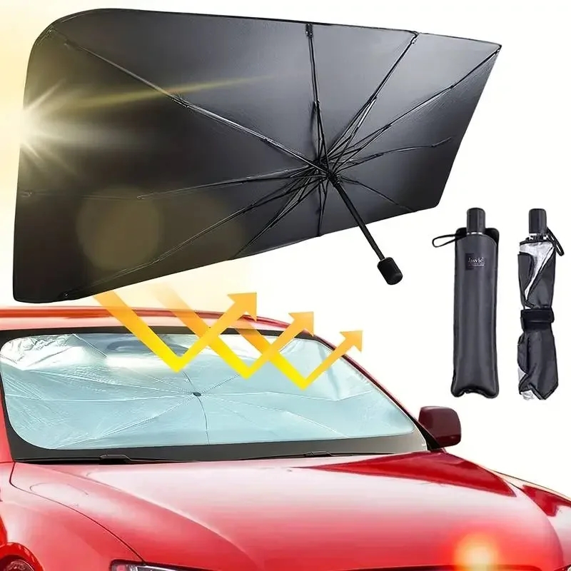 Pára-sol dobrável para assento - Car Sunshade Windshield Umbrella Foldable avaliação e preço