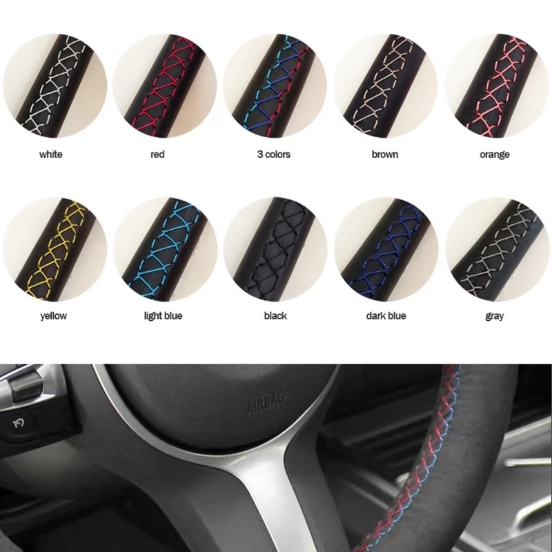 Capa de volante de carro perso - Car Steering Wheel Cover Anti Slip Breathable avaliação e preço