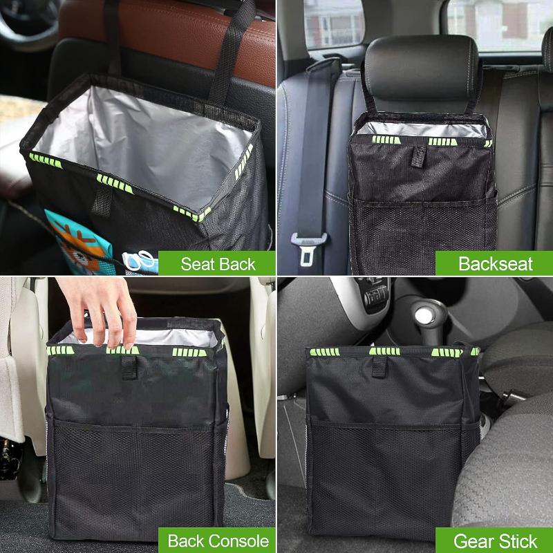 Lixeira para Carro Sem Necessi - Waterproof Car Trash Can With Lid avaliação e preço