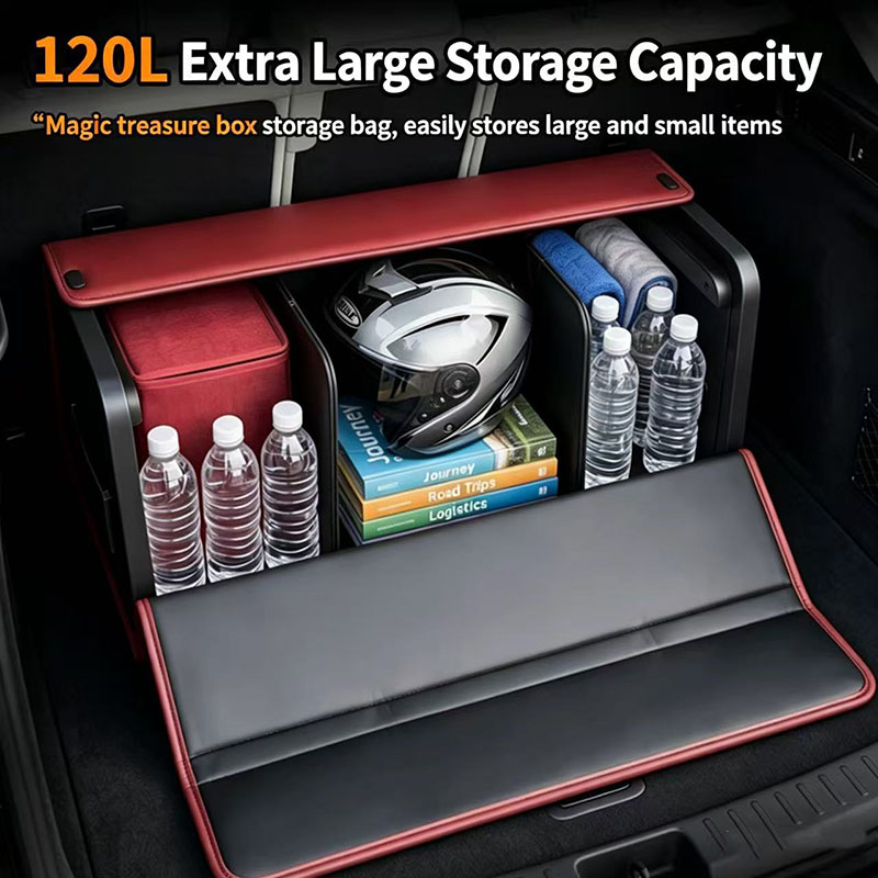 Organizador de Porta-Malas de  - Car Trunk Organizer Foldable Storage Box avaliação e preço