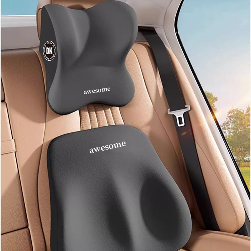 Conjunto de Almofada para Pesc - Memory Foam Car Neck Pillow Lumbar Support avaliação e preço