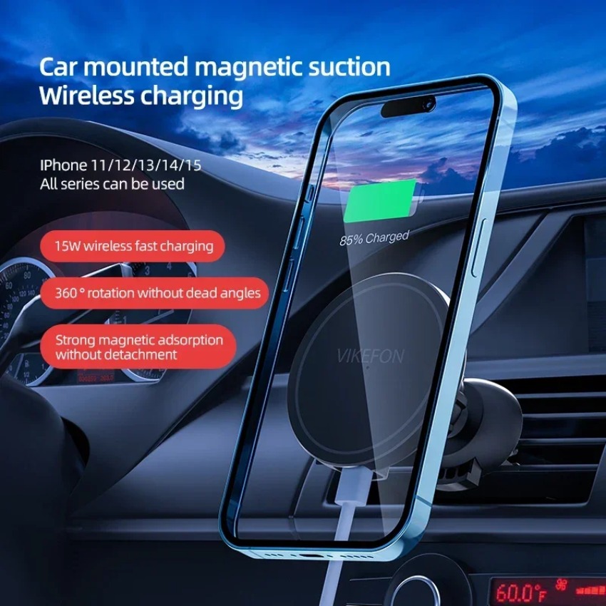 Carregador Sem Fio para Carro, - Magnetic Phone Holder For Car Vent avaliação e preço