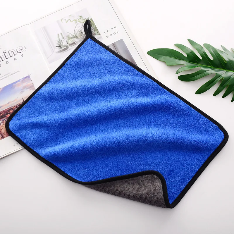 Toalha de limpeza de microfibr - Microfiber Car Drying Towel Super Absorbent avaliação e preço