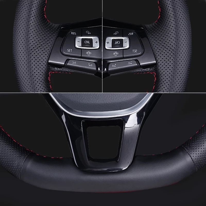 Personalizado capa de volante  - Car Steering Wheel Cover Anti Slip Breathable avaliação e preço