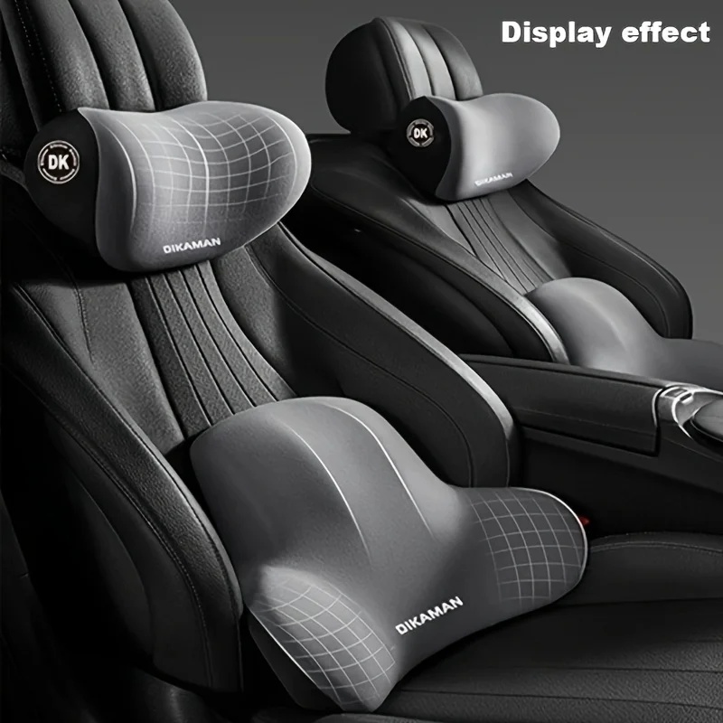 Conjunto de Apoio Lombar e de  - Memory Foam Car Neck Pillow Lumbar Support avaliação e preço