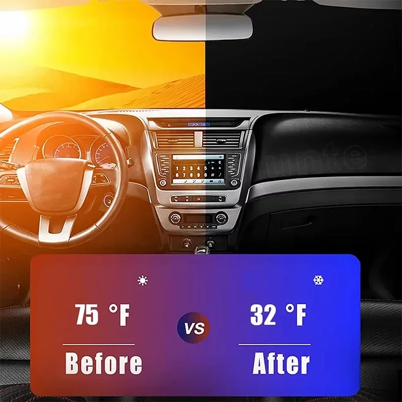 Protetor Solar para Para-brisa - Car Sunshade Windshield Umbrella Foldable avaliação e preço