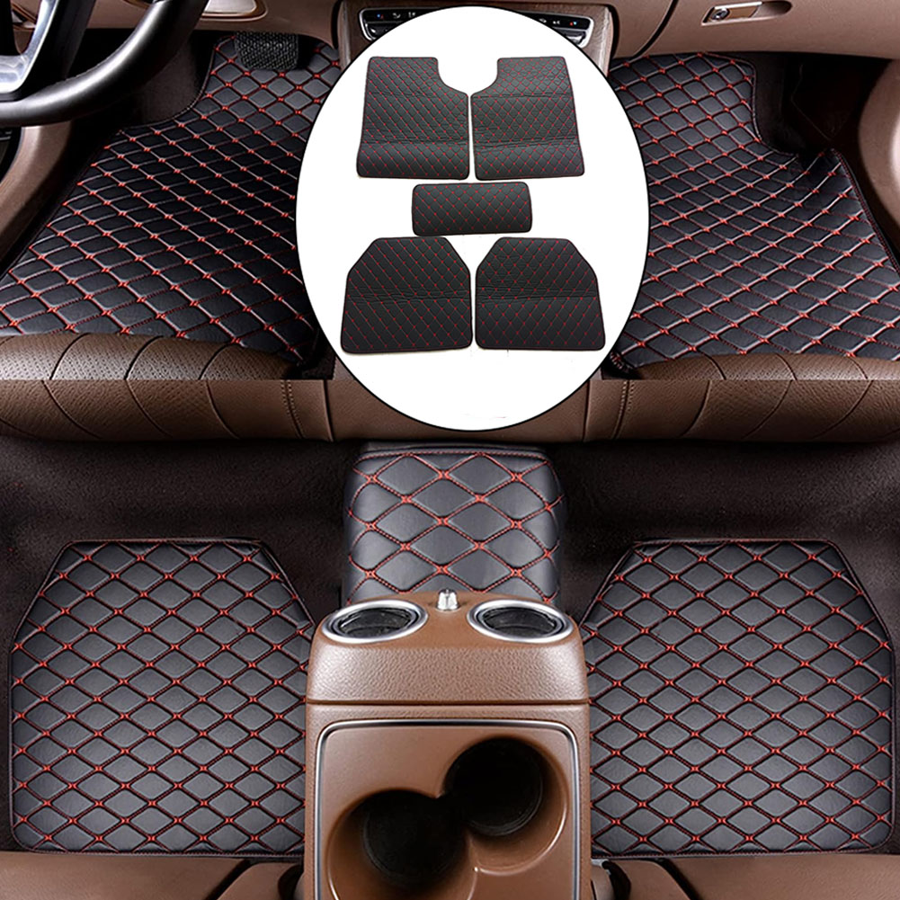 Couro impermeável Car Floor Ma - Car Floor Mats Universal Waterproof Leather avaliação e preço