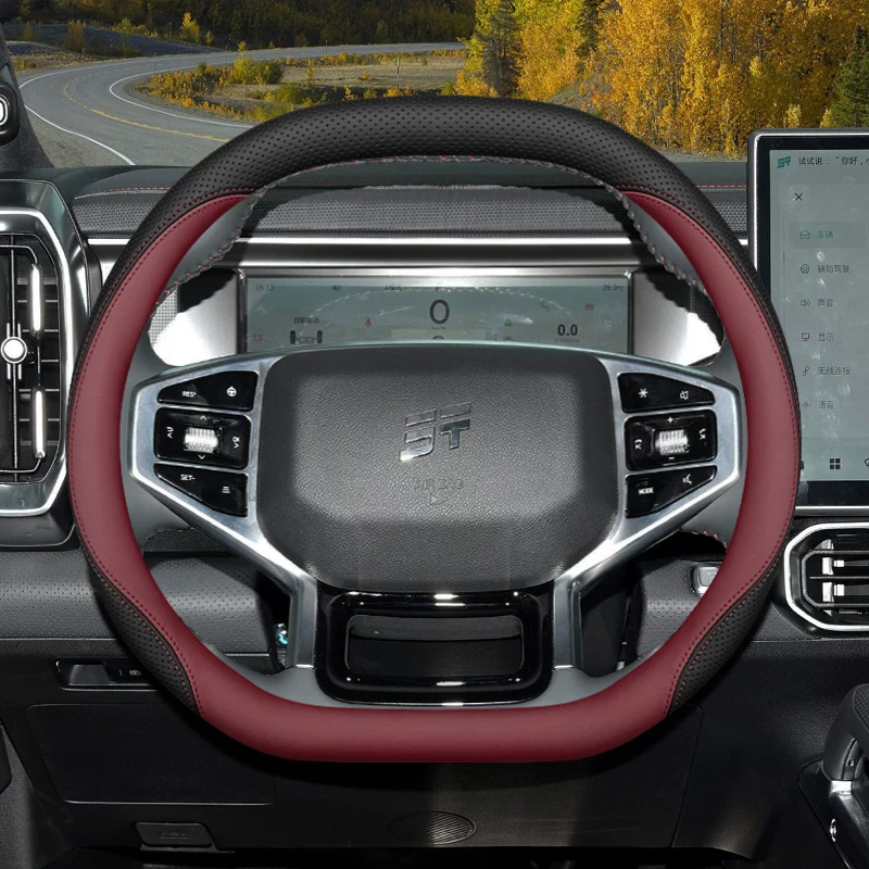 Capa de Volante de Luxo 2026 p - Car Steering Wheel Cover Anti Slip Breathable avaliação e preço