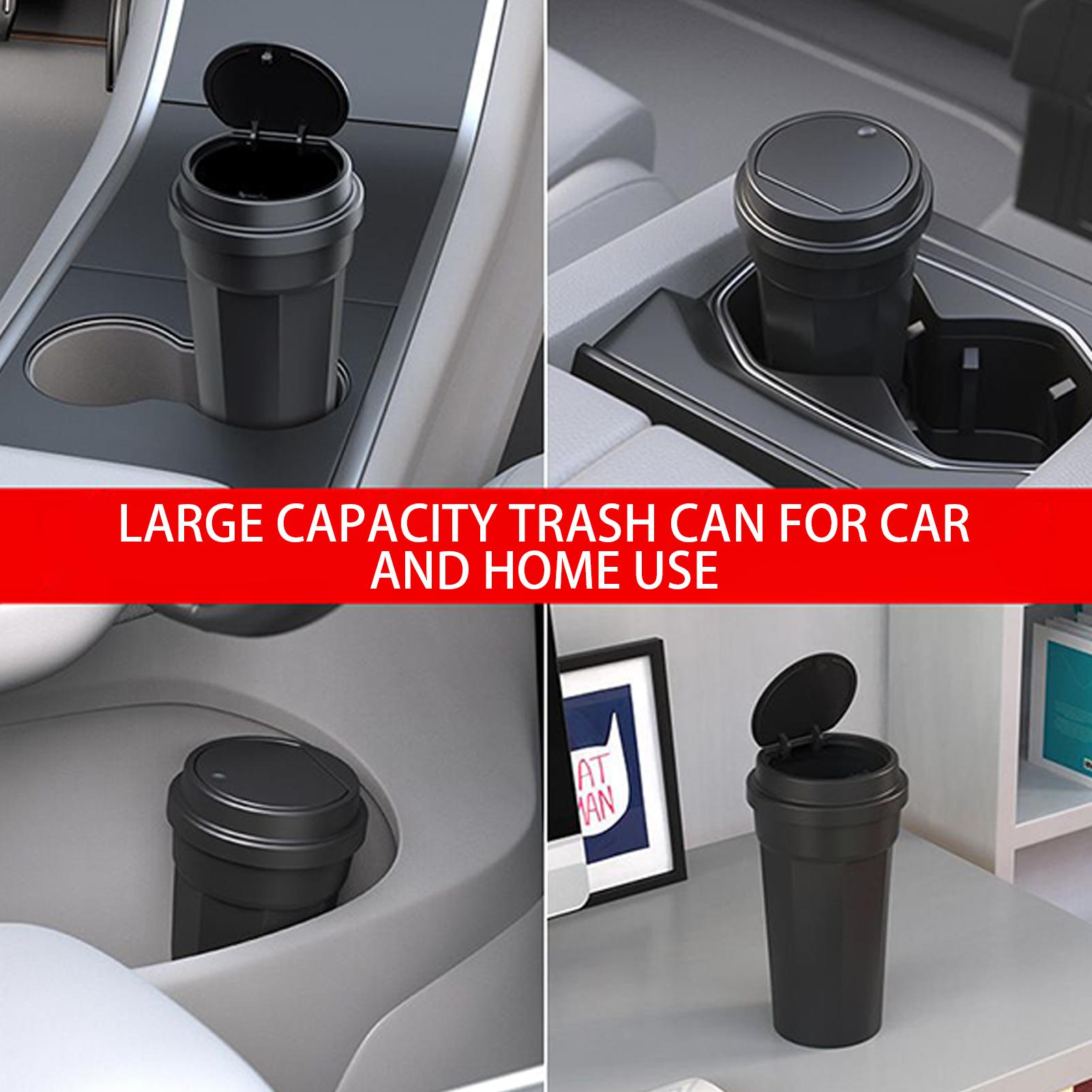 Suporte de copo para lata de l - Waterproof Car Trash Can With Lid avaliação e preço