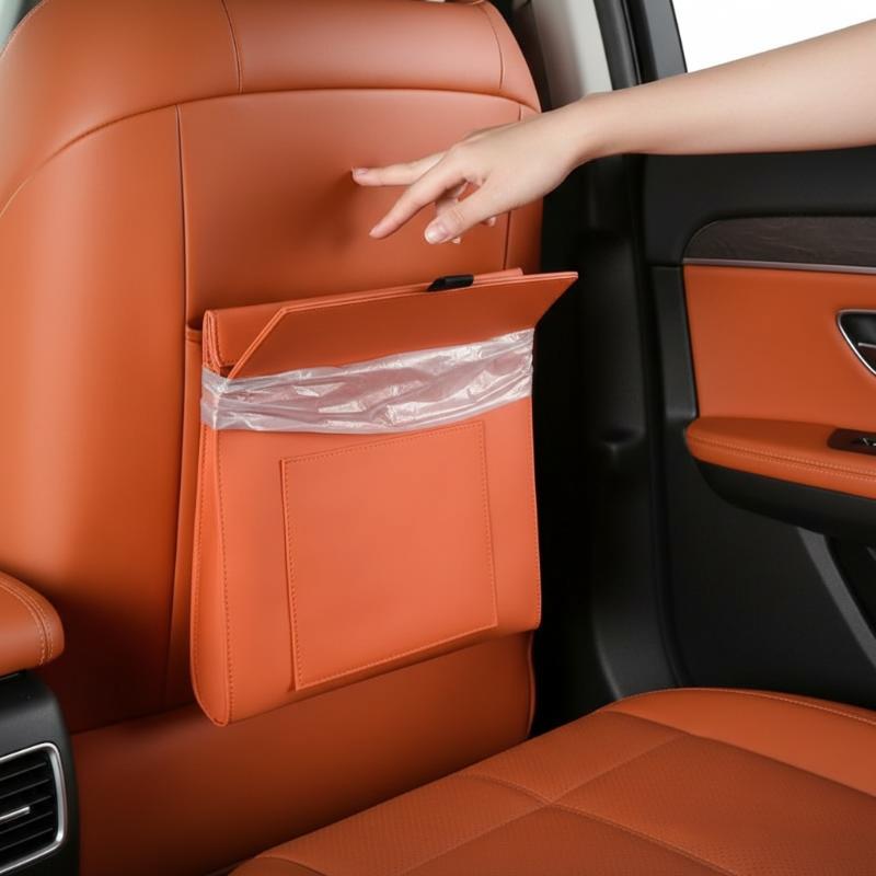 Lixeira para carro, à prova d' - Waterproof Car Trash Can With Lid avaliação e preço