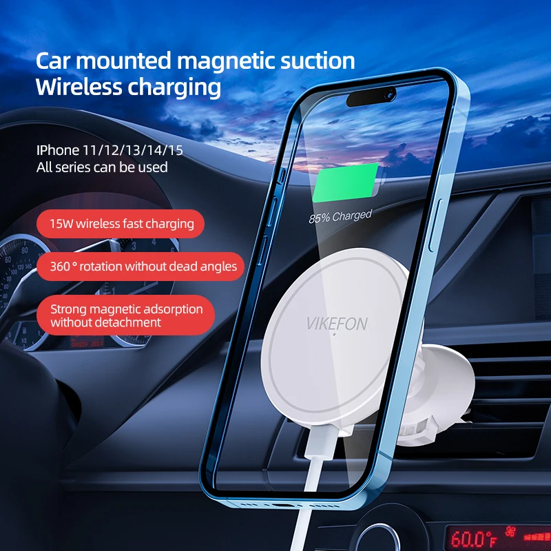 Carregador Sem Fio Magnético V - Magnetic Phone Holder For Car Vent avaliação e preço