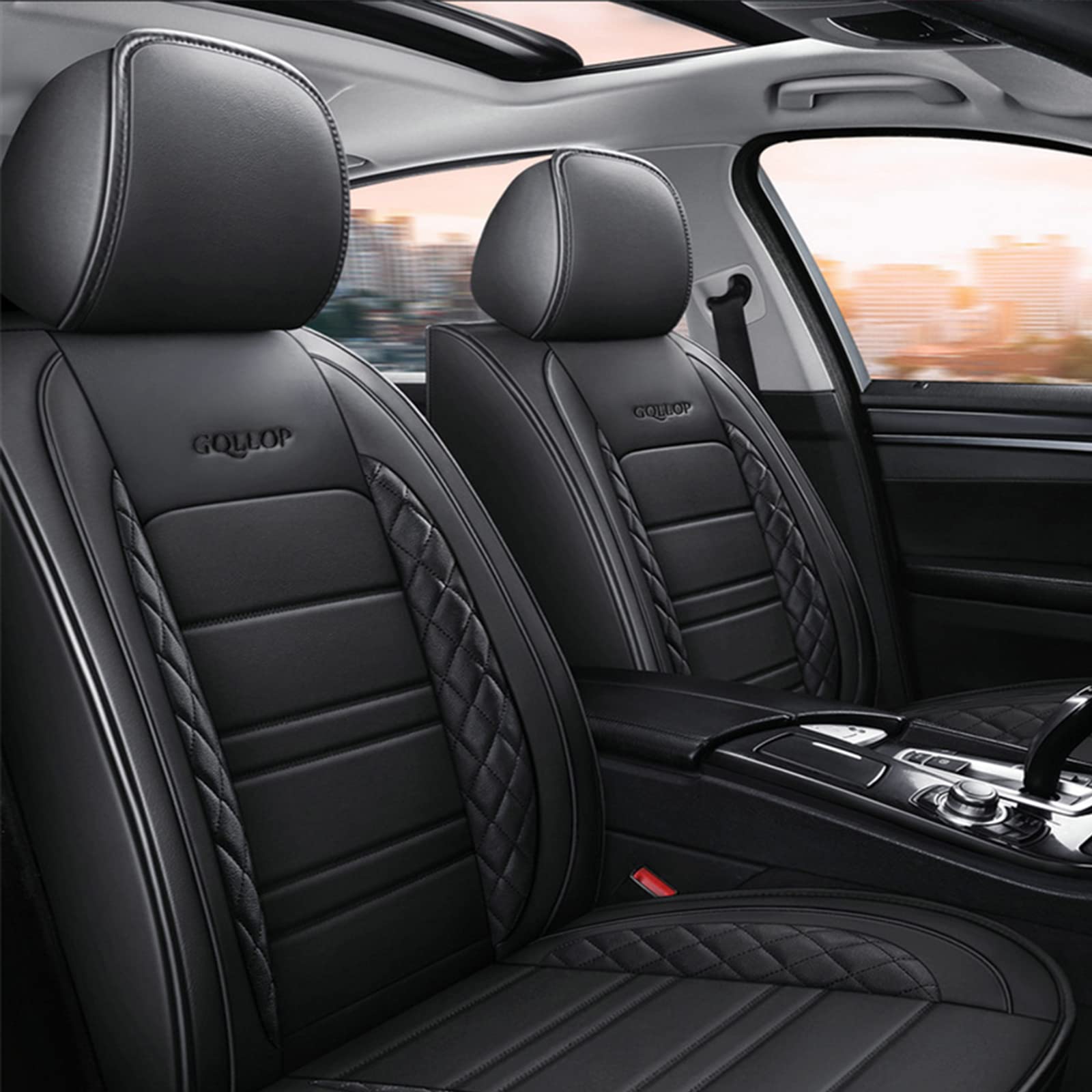 Capa de almofada de assento au - Leather Car Seat Covers Full Set Universal avaliação e preço