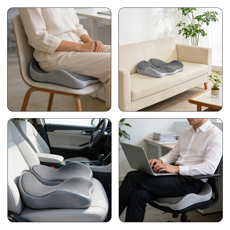 Almofada de assento de carro d - Memory Foam Car Neck Pillow Lumbar Support avaliação e preço