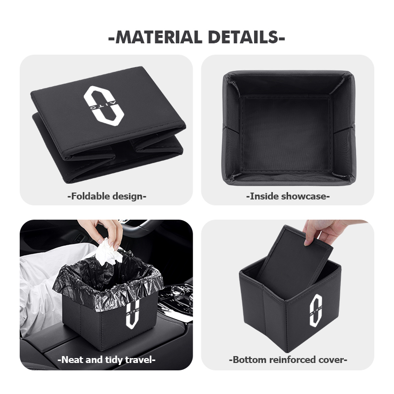 Lixeira dobrável para carro, s - Waterproof Car Trash Can With Lid avaliação e preço